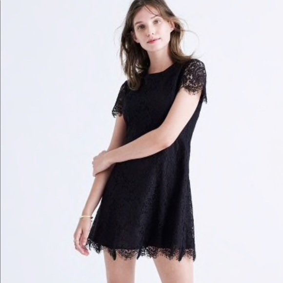 Madewell Dresses & Skirts - *LOWEST PRICE* Madewell Lace Black A-Line Dress